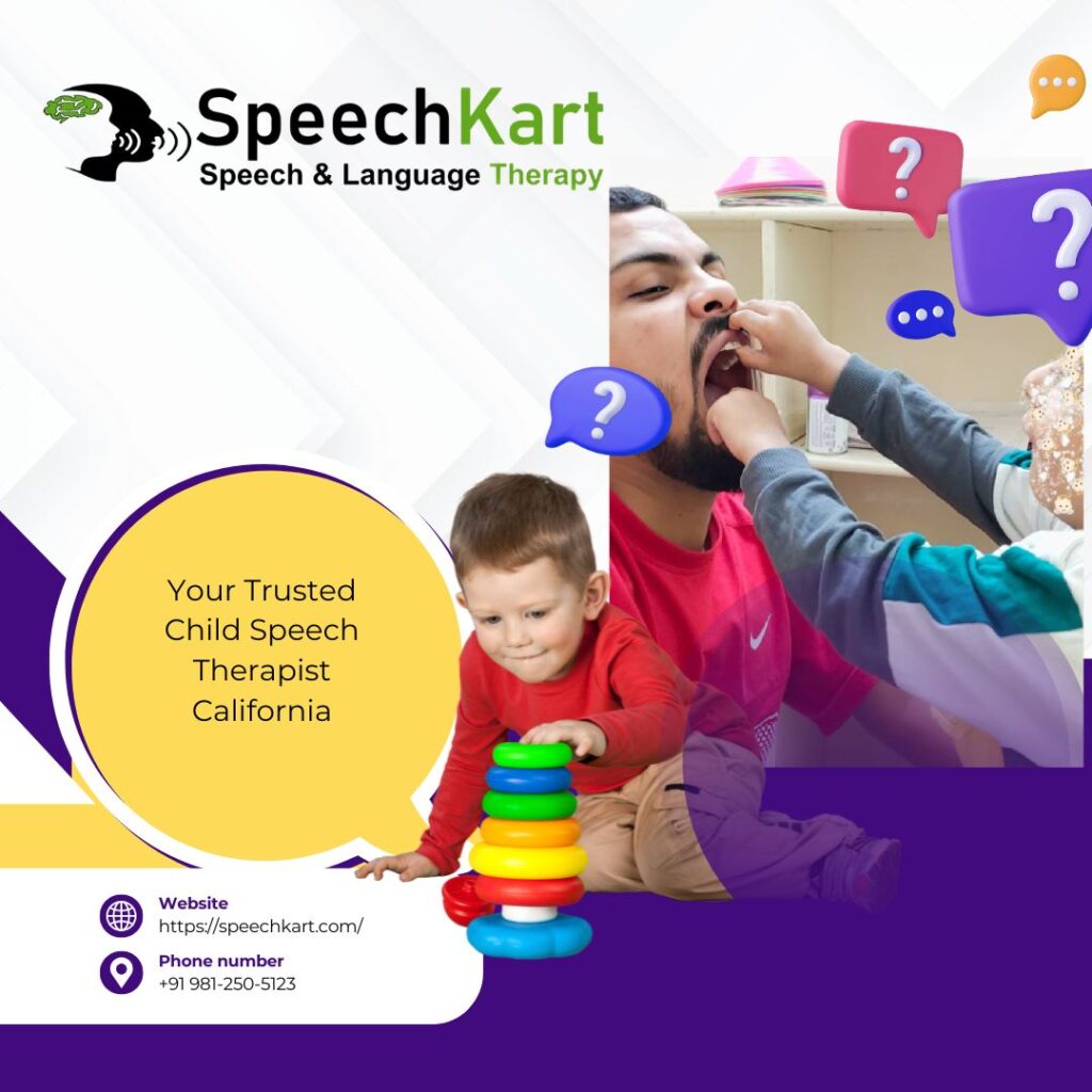 Your Trusted Child Speech Therapist California
