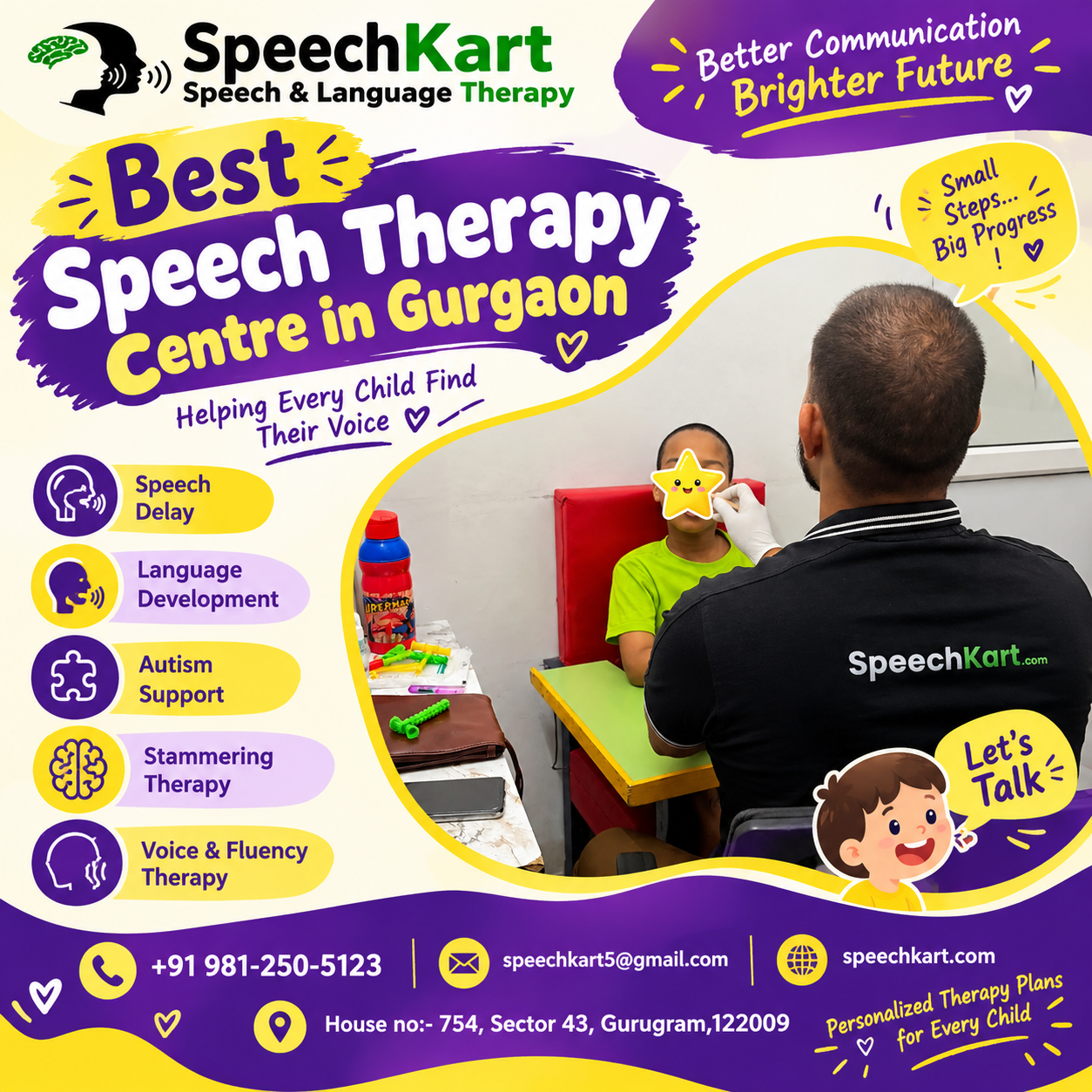 Best Speech Therapy Centre in Gurgaon