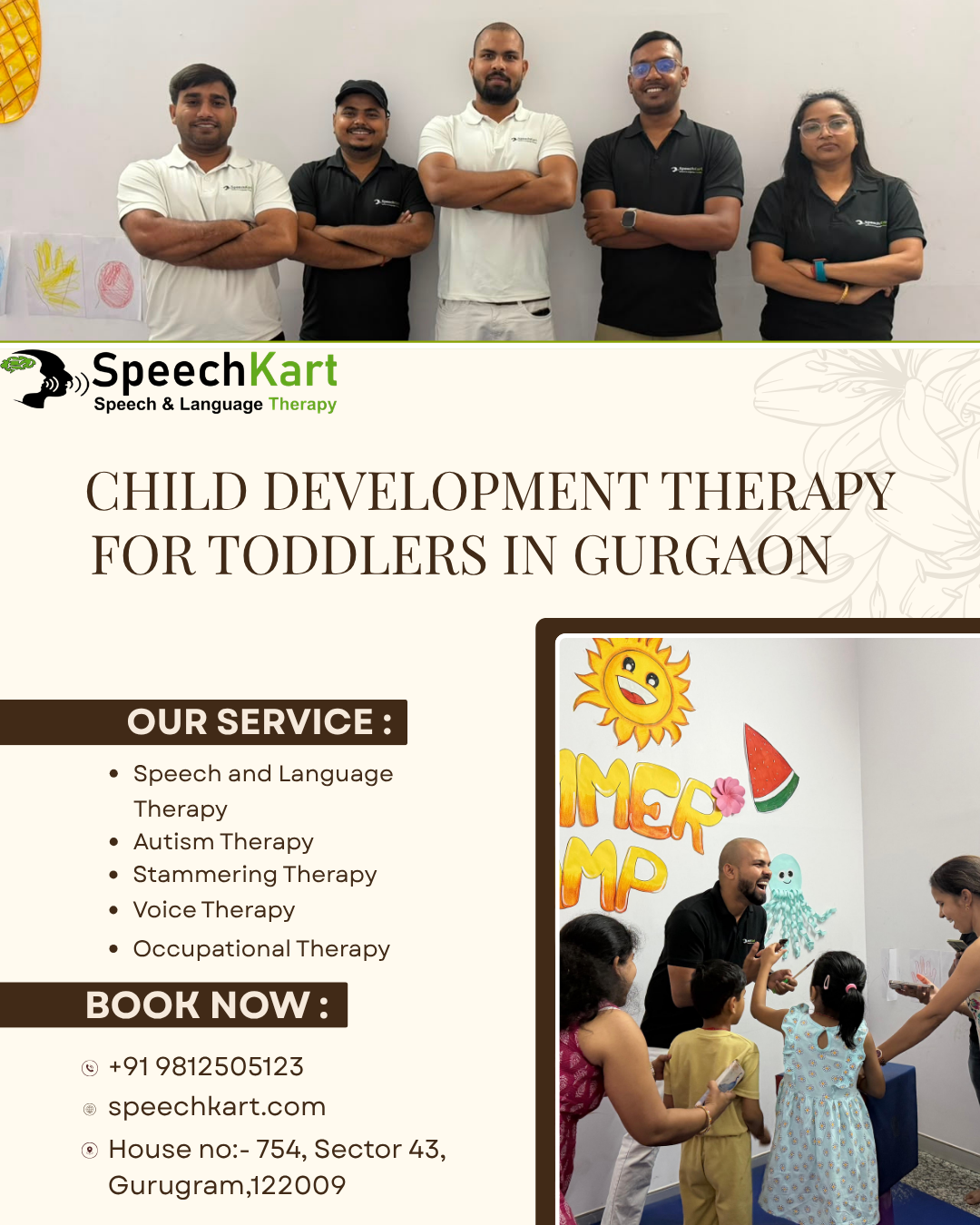 Child Development Therapy for Toddlers in Gurgaon