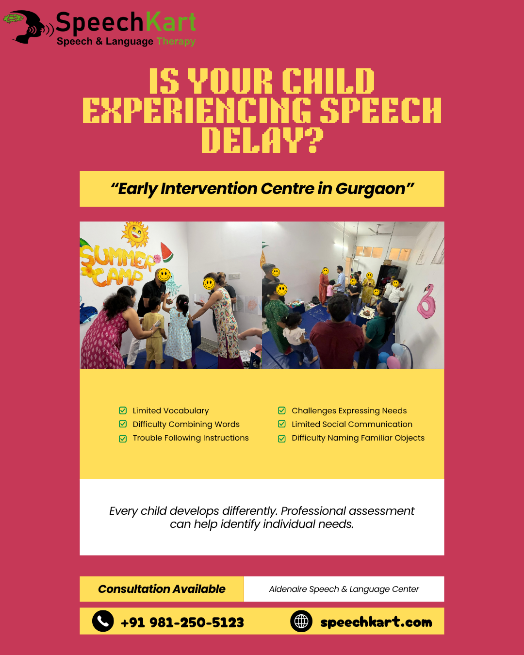 Early Intervention Centre in Gurgaon