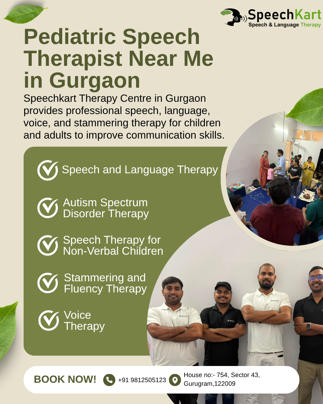 Pediatric Speech Therapist Near Me in Gurgaon