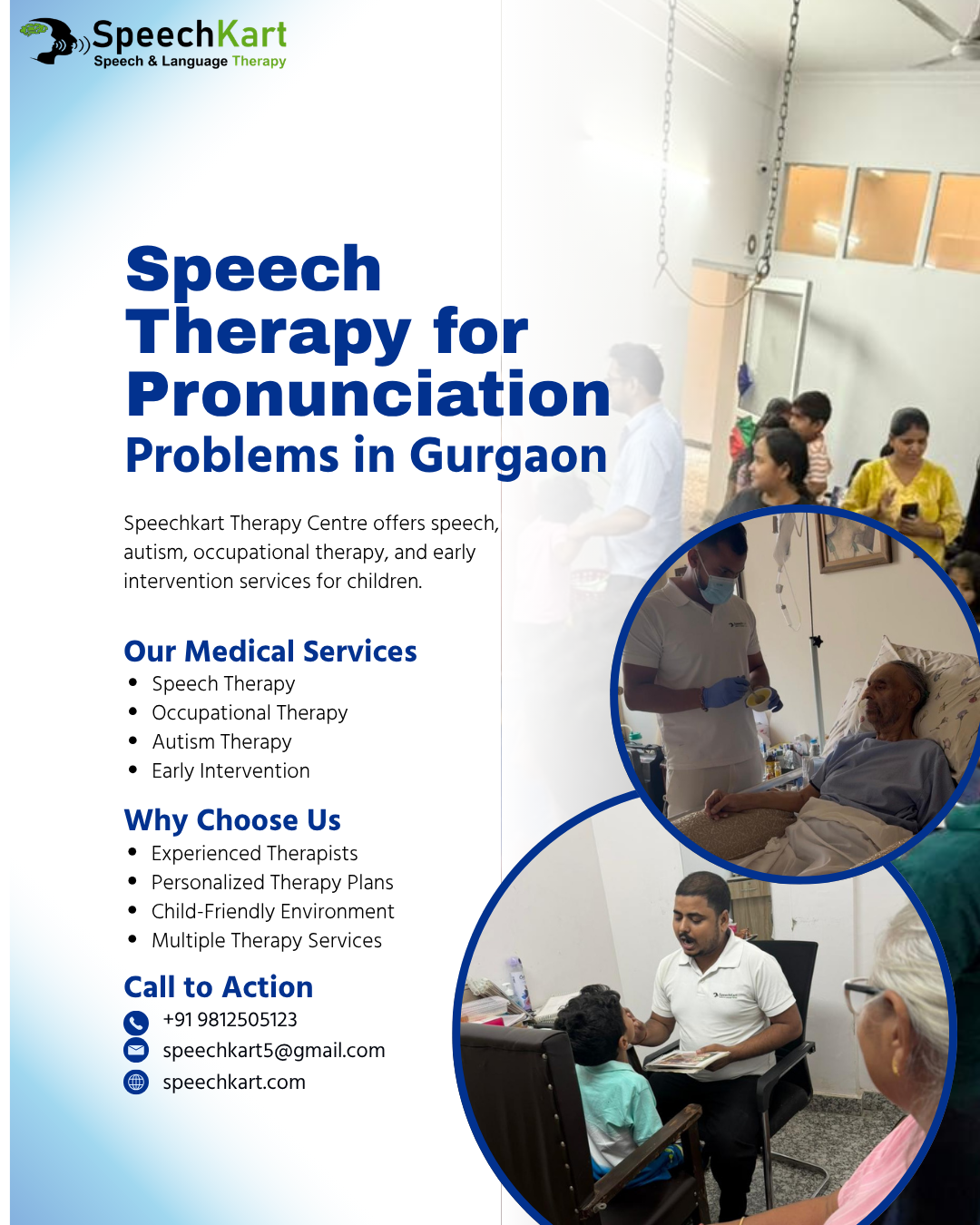 Speech Therapy for Pronunciation Problems in Gurgaon